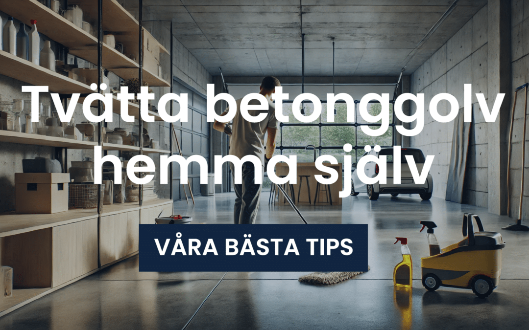 Guide: Tvätta betonggolv själv